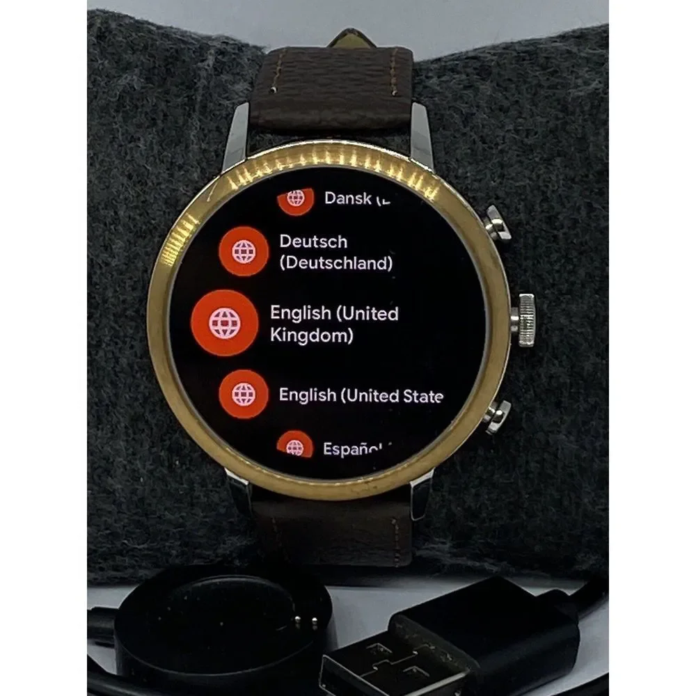 Fossil Gen 4 Authentic Digital Dial Smart Watch Custom Band FTW6016 CR129